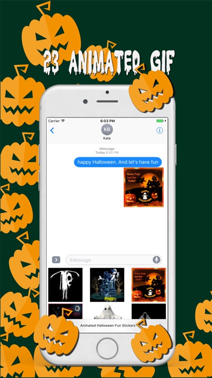 Animated Halloween Fun Sticker