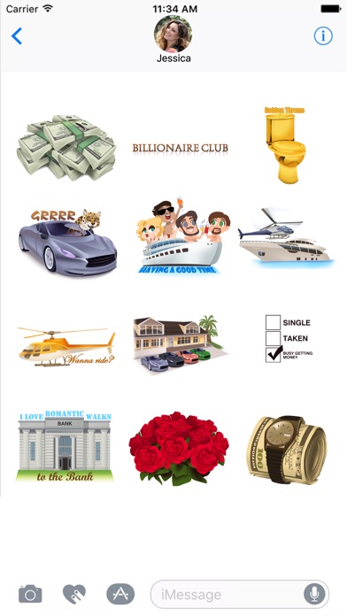 Luxury Lifestyle Stickers screenshot 3