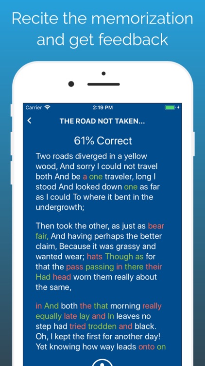 Memorize By Heart: Learn texts