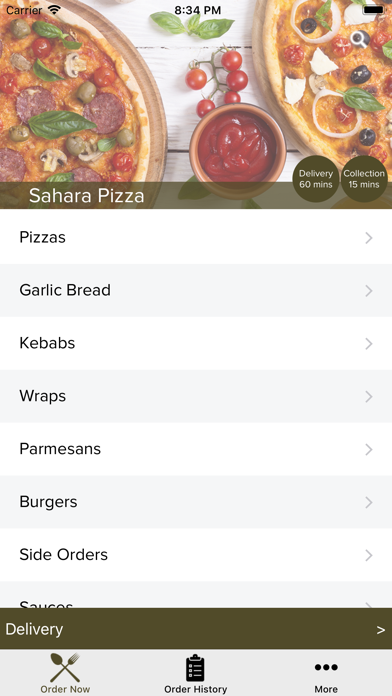 Sahara Pizza Newcastle screenshot 2
