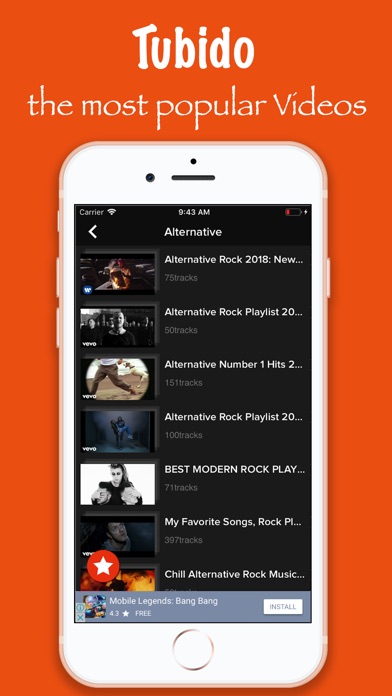 Tubido - Music Video Player screenshot 2