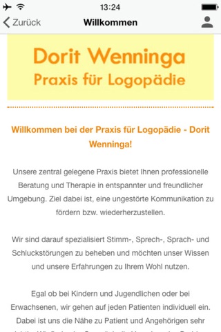 Logopädie D. Wenninga screenshot 2