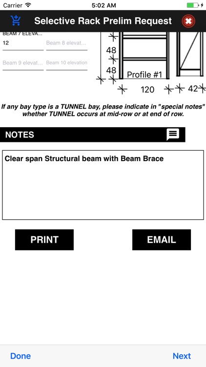 Selective Rack Prelim Request screenshot-3