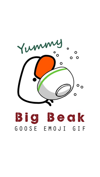 Big Beak - Goose Emoji GIF