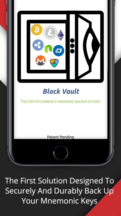 Block Vault Crypto Coin Backup