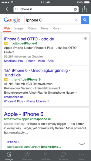 ‎Searcher+ (for iPhone & iPad) Screenshot