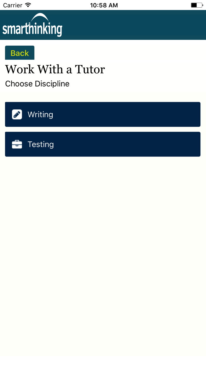 Smarthinking Online Tutoring