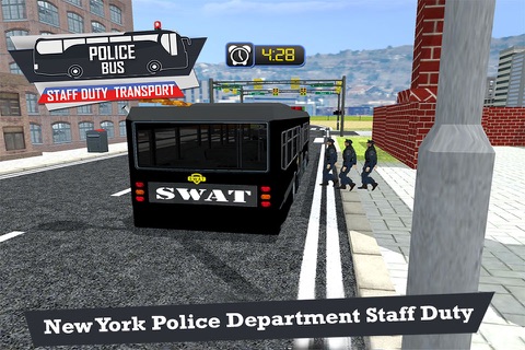 Police Bus Staff Transport screenshot 4