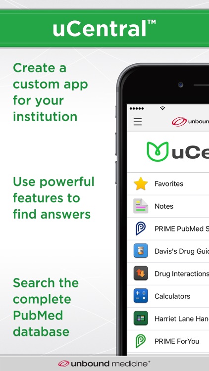 uCentral: Institutional Medical References & Tools