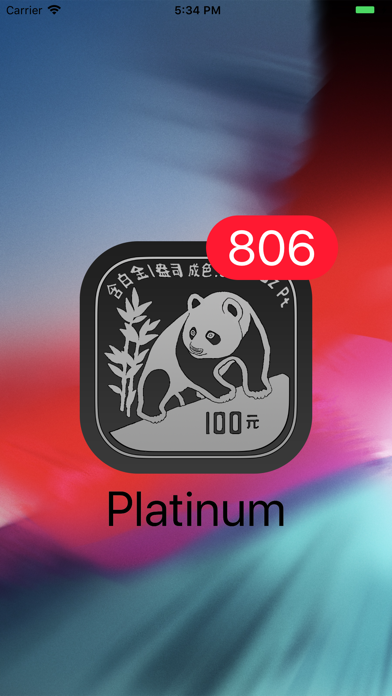 How to cancel & delete Platinum - Live Badge Price from iphone & ipad 1