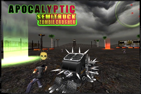 Semi Truck Zombie Crusher screenshot 2