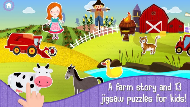 Kids Jigsaw Puzzles: Farm(圖2)-速報App