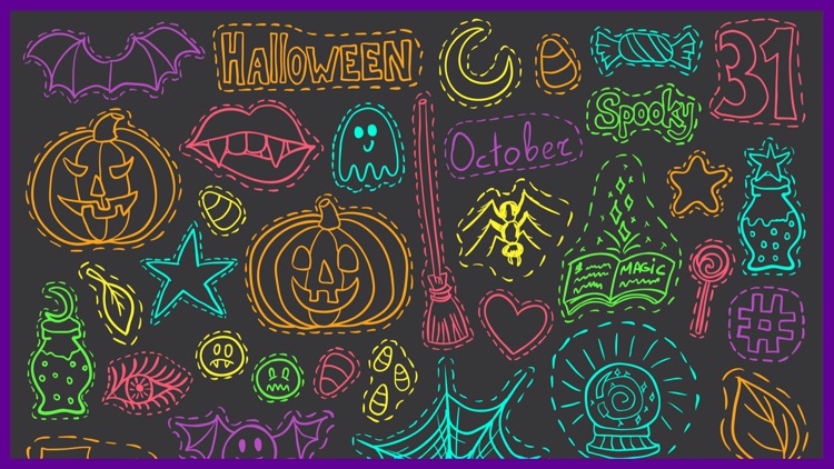 Halloween Neon Animations Pack