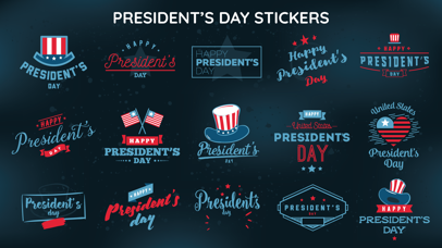 Presidents Day Sticker Pack screenshot 2