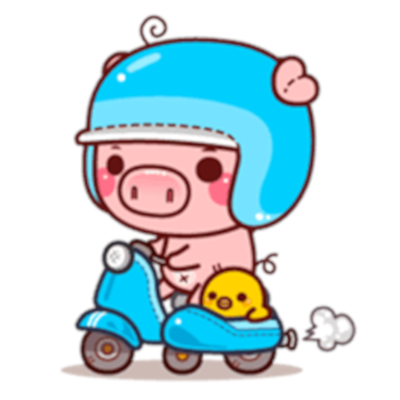 Pinky Pig Sticker