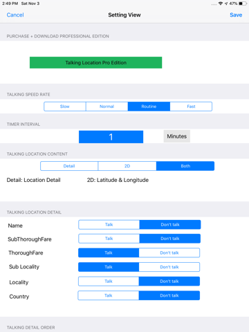 Talking Location - náhled