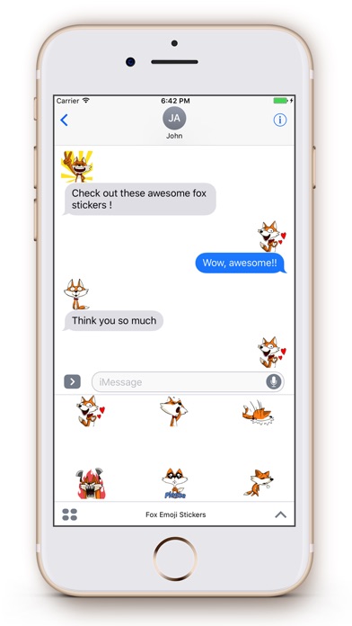 Fox Emoji Stickers screenshot 2