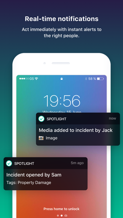 How to cancel & delete Spotlight - Incident Reporting from iphone & ipad 1