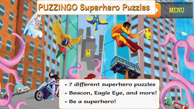 PUZZINGO Superhero Puzzles(圖1)-速報App