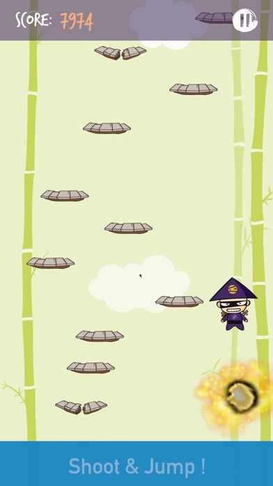 Ninja Jump and Shoot screenshot 3