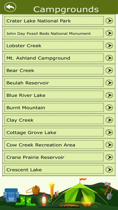 Oregon Campgrounds & Trails screenshot 4