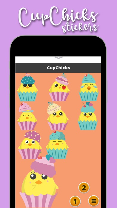 CupChicks Stickers screenshot 2