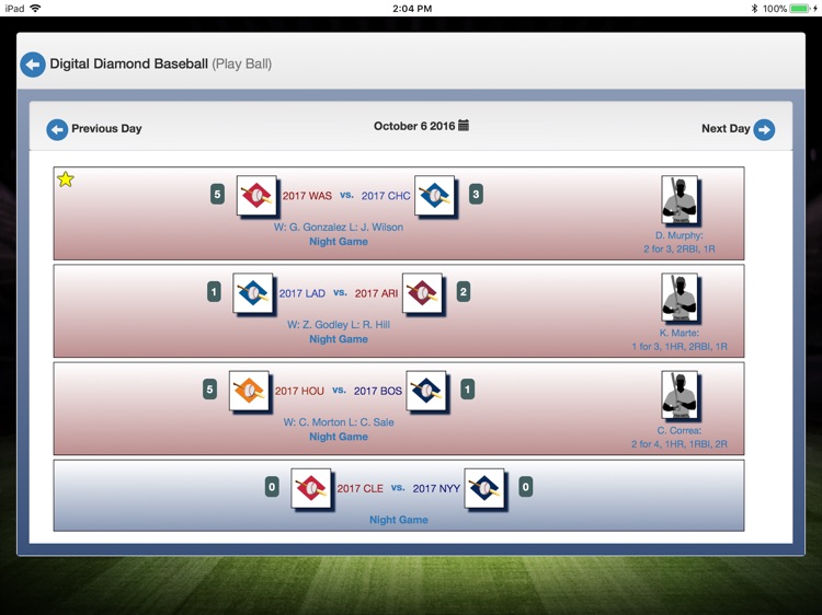 Digital Diamond Baseball