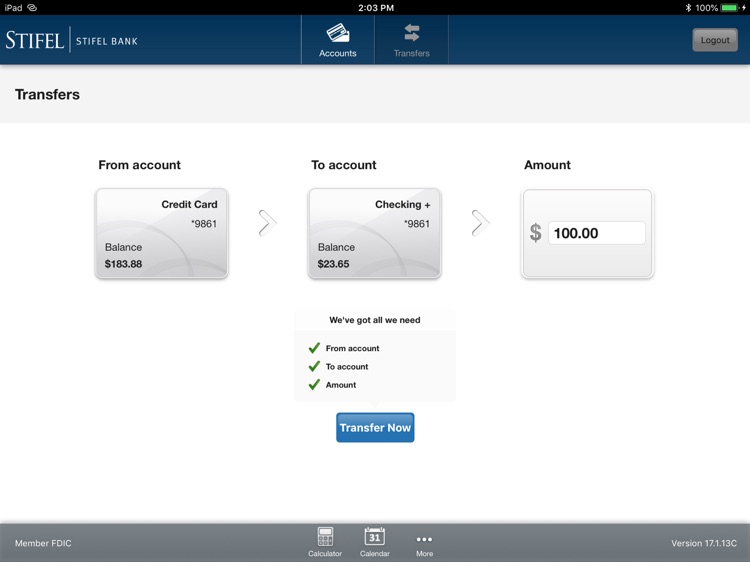 Stifel Bank for iPad screenshot-3