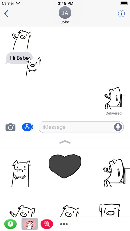 Piglet Animated Stickers