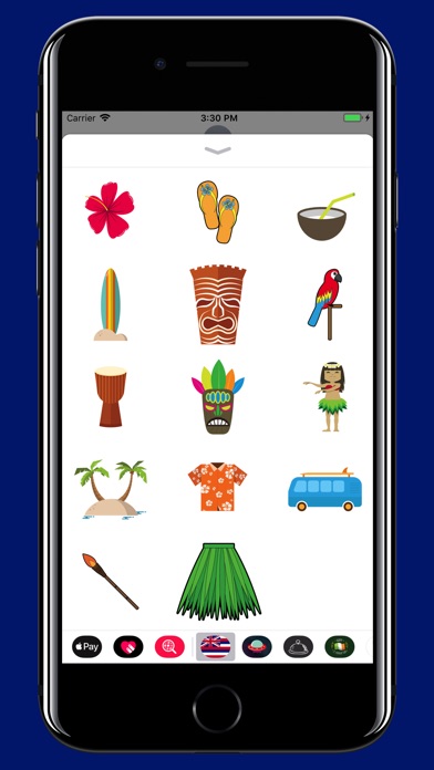 Hawaii stickers - USA emoji screenshot 2