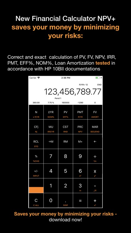 Financial Calculator NPV + screenshot-4