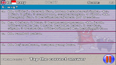 Kamus Lengkap Quiz Game screenshot1