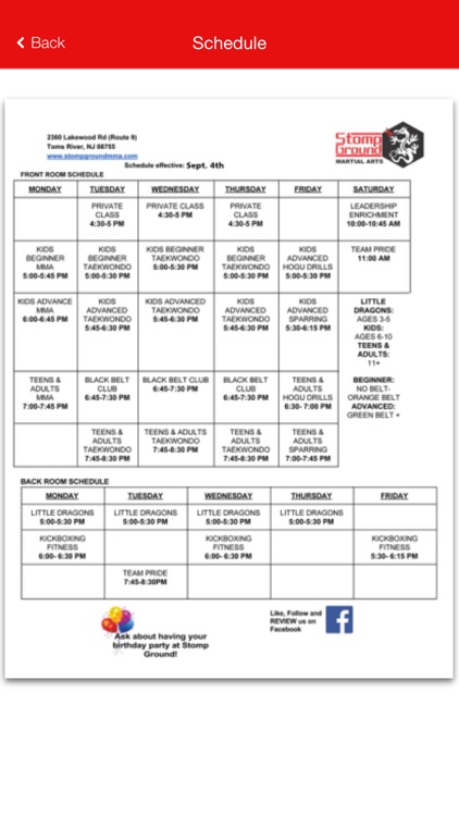 Stomp Ground Martial Arts screenshot-3