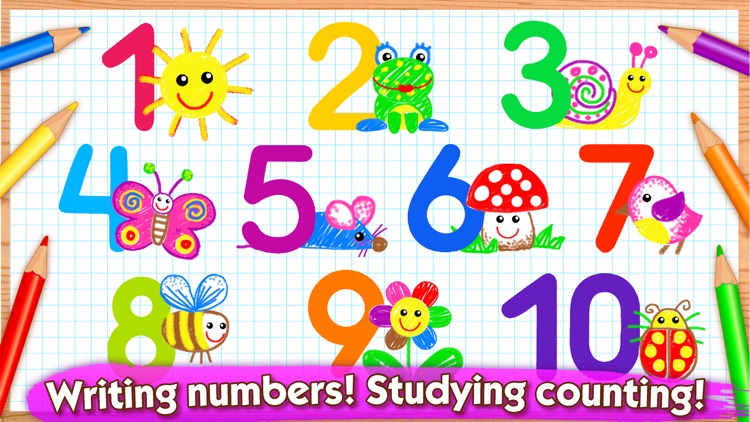 123 Draw Kids to Learn Numbers screenshot-0