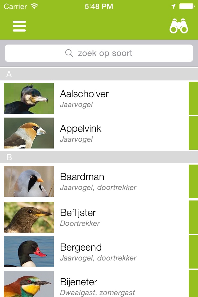 Vogels in Nederland screenshot 2
