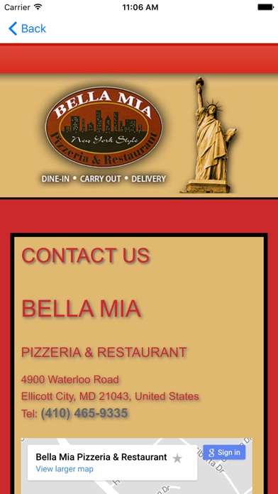 BellaMia Pizza & Restaurant screenshot 3
