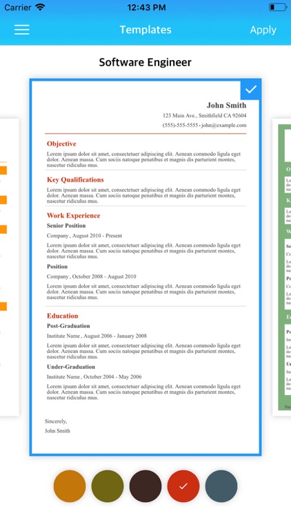 Resume Builder App screenshot-7