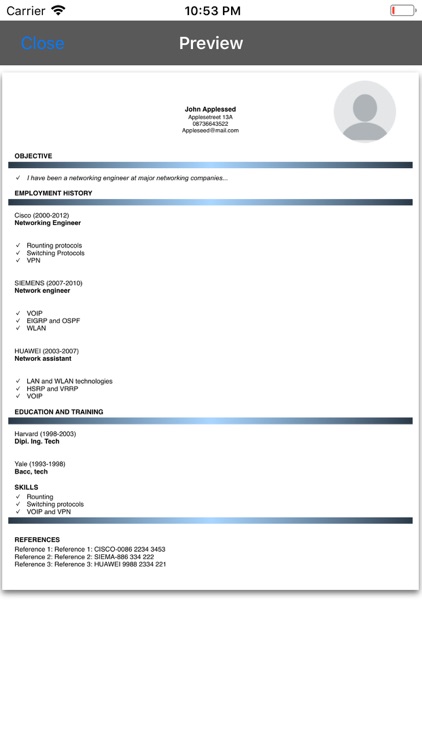 Resume Builder Pro