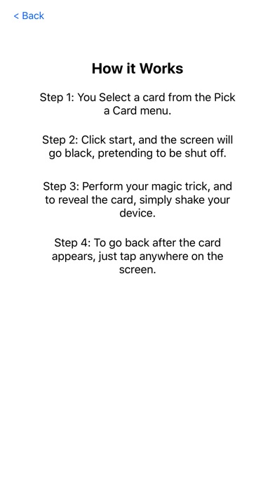 Shaking Card Trick screenshot 3