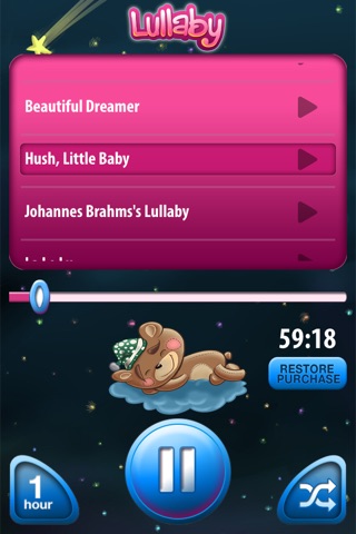 Baby Lullaby Sleep Songs screenshot 3