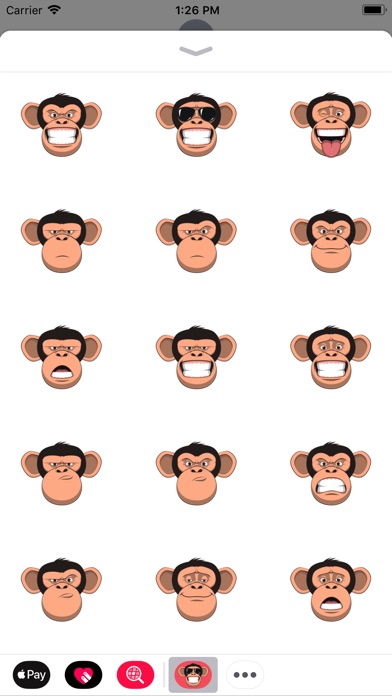 Fun Monkey Stickers screenshot 2