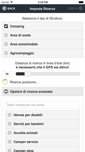 AriApp - Camping e Aree sosta in Italia(圖2)-速報App