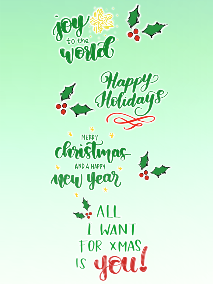 Christmas Calligraphy