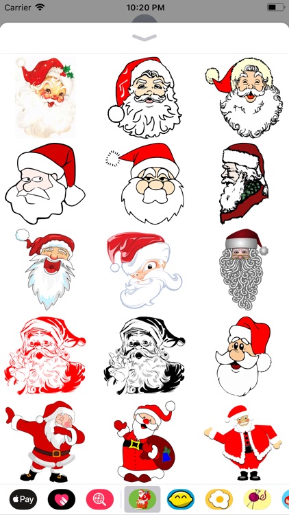 So Many Santa Stickers