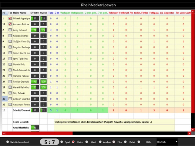 THSAProf-Handball Statistik(圖3)-速報App