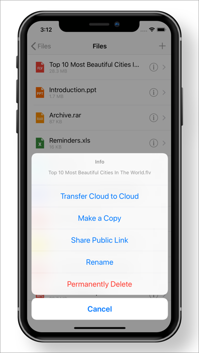 Filezela - Cloud File Transfer screenshot 2