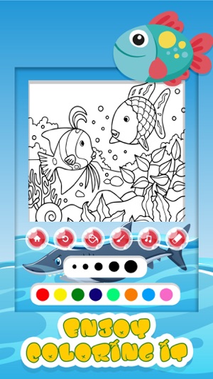 Colorful Diary: Fish Coloring(圖3)-速報App