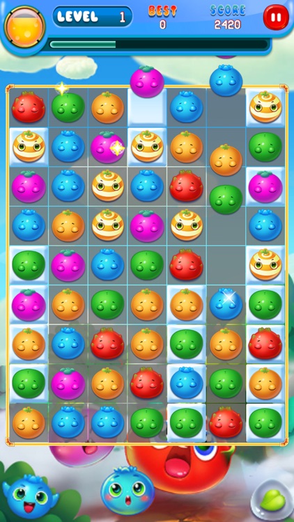 Fruits Match 3 Puzzle Game