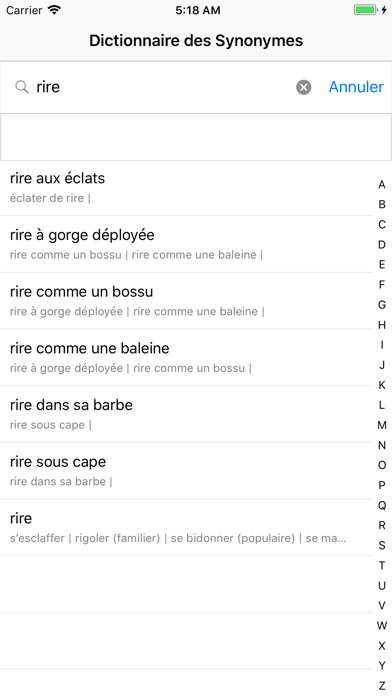 How to cancel & delete Dictionnaire des Synonymes from iphone & ipad 4