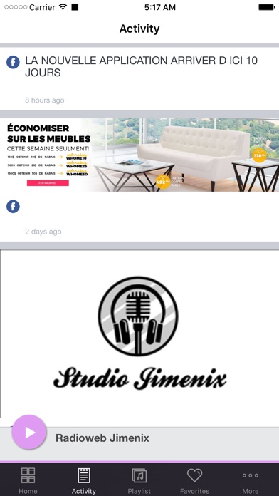 Radioweb Jimenix screenshot 2